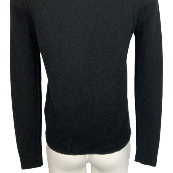Zadig & Voltaire Miss Flash Sweater M Black Crewneck Wool Cashmere - Picture 13 of 15